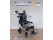 SILLA DE TRANSPORTE CUADRILLA AZUL