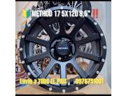 Method 17 5x120 nuevos para VW AMAROK