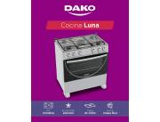 COCINA DAKO 5 HORNALLAS CON ENCENDIDO ELÉCTRICO !! NUEVO EN CAJA !! HACEMOS DELIVERY