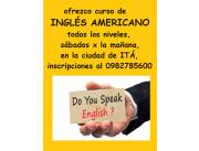 INGLÉS AMERICANO...clases en la ciudad de Itá