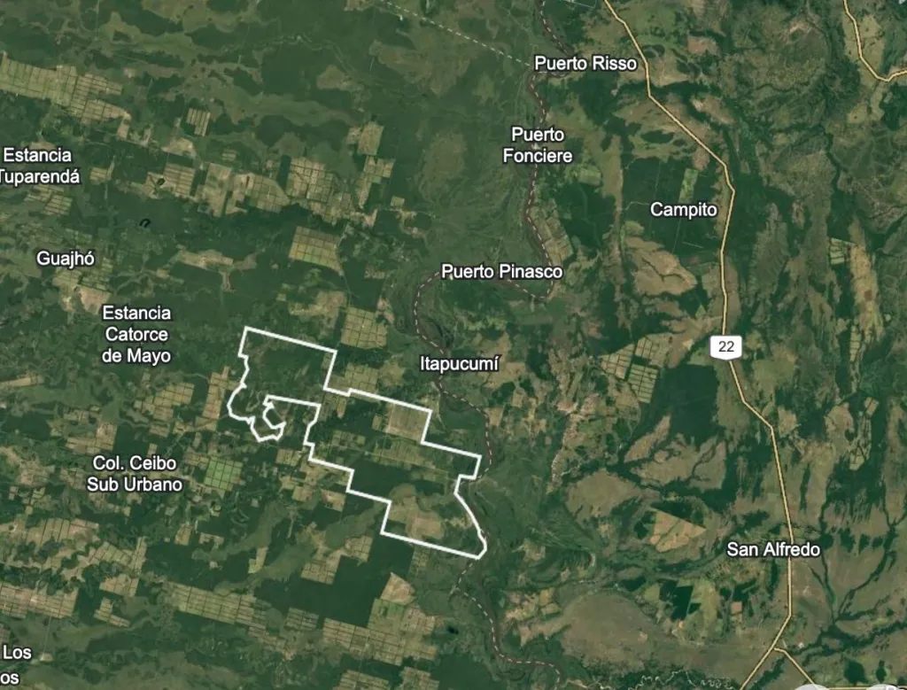 Vendo Campo de 40.200 Hectáreas Sobre el Río Paraguay - CLCS7407888 — foto 2