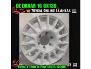 OZ DAKAR 16 6X139 nuevos en caja