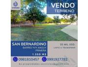 📍VENDO TERRENO EN SAN BERNARDINO UBICADO EN ESQUINA - BARRIO YVY ANGUY PRIMERA !!!..