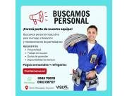 BUSCAMOS PERSONAL MASCULINO PARA MONTAJE DE PANTALLAS LED