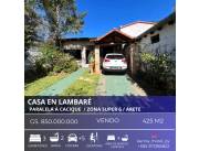 Vendo casa en Lambaré paralela a Cacique todo en planta baja