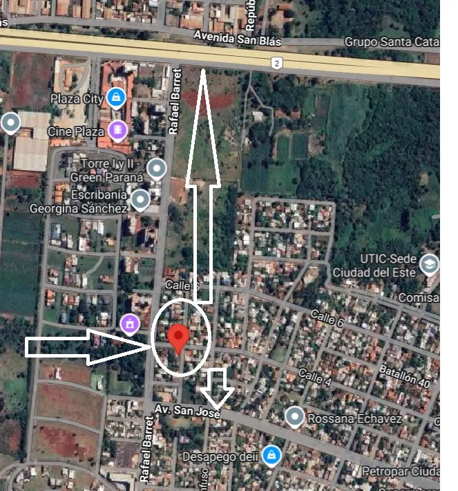 Terreno en esquina - Barrio Ciudad Nueva - Ciudad del Este — foto 2