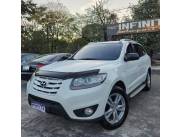 VENDE HYUNDAI SANTA FE AÑO 2010 REAL COLOR BLANCO DIESEL CAJA AUTOMATICA