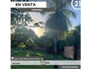 VENDO TERRENO EN LOMA MERLO LUQUE