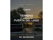 VENDO TERRENO EN URBANIZACIÓN PUERTA DEL LAGO ID40488