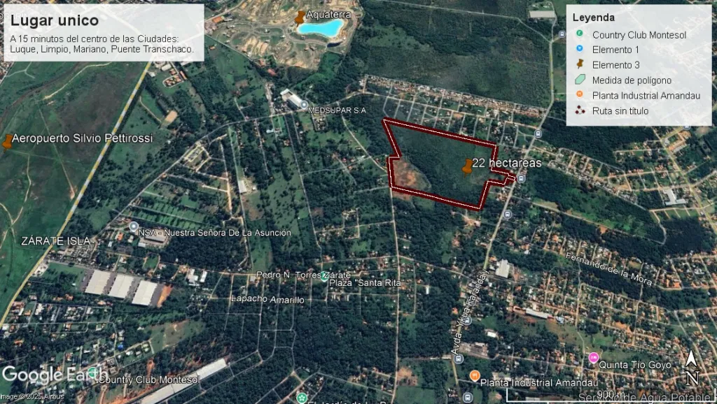 VENDO TERRENO UNICO EN LUQUE 22 HECTAREAS — foto 2