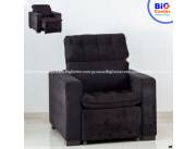 SOFA POLTRONA QUALITY RETRACTIL NEGRO (4910)