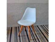 SILLA FIJA EAMES BLANCO- MARGOT 100 K (PATAS GRUESAS) 7379