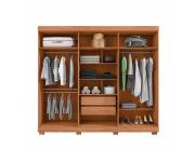 ROPERO ABBA 6 PUERTAS CAEMMUN CON ESPEJO 2.30 ÉDEN