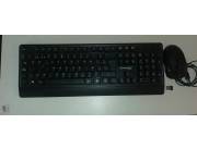 Teclado inalámbrico y mouse
