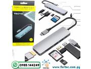 HUB USB-C 6 EN 1 USB*2 + HDMI + SD + TF