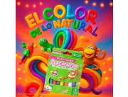 Plastilina corta 9 colores 🌈