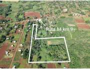 EN VENTA TERRENO CON PISCINA NATURAL SOBRE RUTA 14