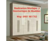 Montaje y Desmontaje de Muebles