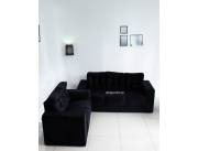 SOFA VAL 3 Y 2 LUGARES NEGRO