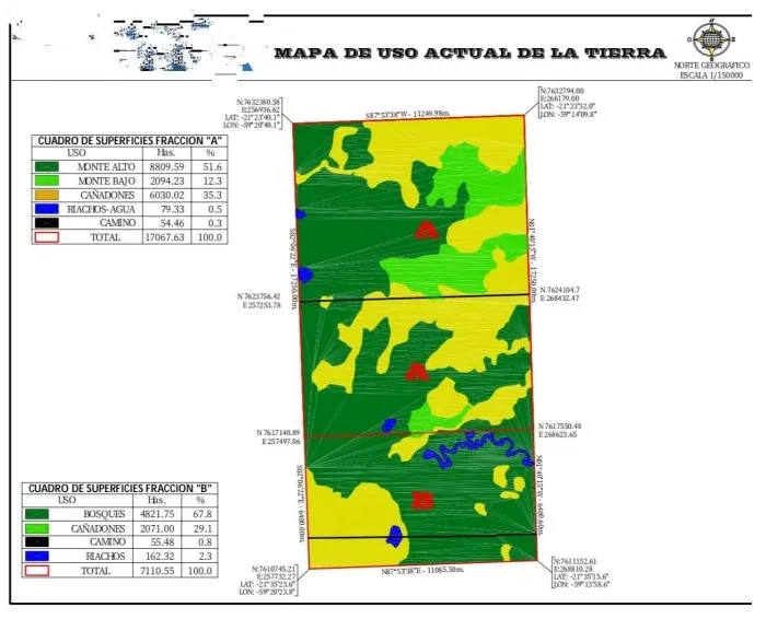 PTO. CASADO, ALTO PARAGUAY: 24.177 HAS, MONTES, CAÑADONES, BOSQUES, RIACHOS, 400 USDHA. — foto 3