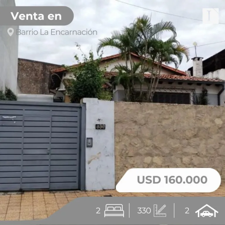 Casa en venta en el centro de Asunción Barrio La Encarnación cerca del colegio Cristo Rey — foto 2