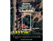 INVIERTA EN VILLAS DE CIERVO CUÁ, SAN BERNARDINO LOTE DE 1.111 m² SOBRE AVENIDA PRINCIPAL