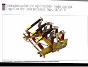 Seccionador tripolar con base y sin base