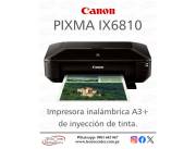 Impresora Inalámbrica A3 Canon PIXMA iX6810. Adquirila en cuotas!