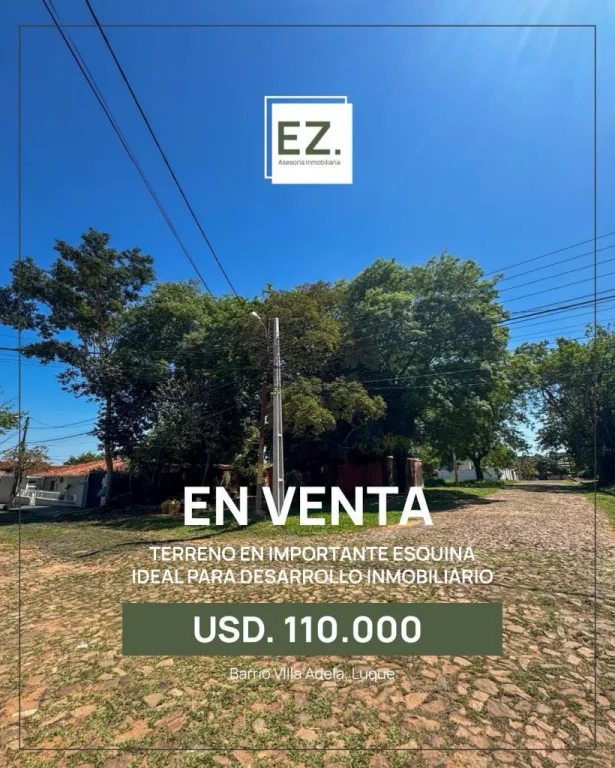 Vendo terreno en esquina en Villa Adela - Luque — foto 3