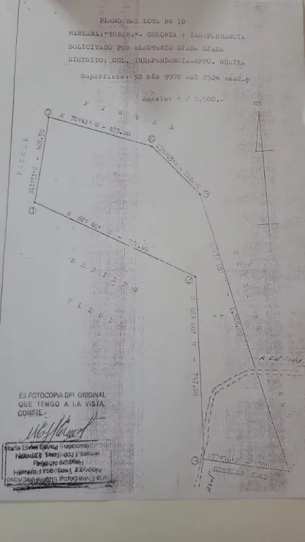 EN VENTA 52 HECTAREAS EN COLONIA INDEPENDENCIA ID: 41140 — foto 2