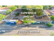 PROPIEDAD EN ESQUINA SOBRE AVDA EUSEBIO AYALA 2.462m²