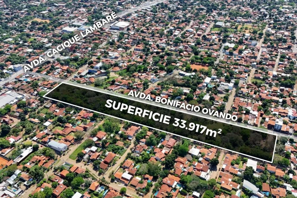 TERRENO DE 3 HAS A 1 CUADRA DE CACIQUE LAMBARÉ — foto 2