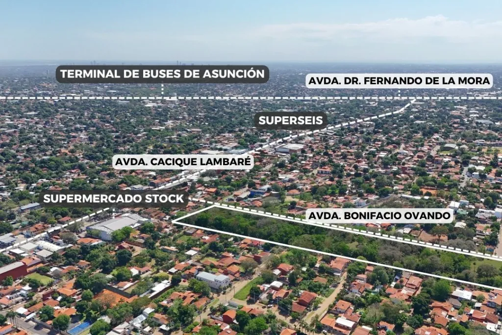 TERRENO DE 3 HAS A 1 CUADRA DE CACIQUE LAMBARÉ — foto 3