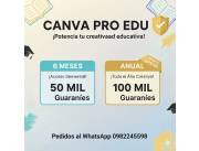 Canva Pro edu con tu correo personal