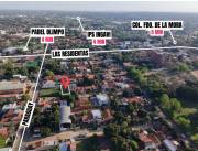 VENDO TERRENO FDO NORTE S/EMPEDRADO ZONA SUPER LOS JARDINES A 700 MTRS DE MCAL.LOPEZ S/COL