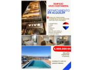 Departamento totalmente amoblado y equipado ubicado en el Edificio Vivo Costanera.