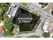 Vendo Terreno en Asuncion sobre Avenida Mariscal Lopez