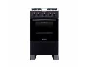 Cocina Atlas Coliseum Negro - 4 hornallas.