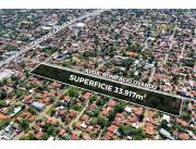 TERRENO DE 3 HAS A 1 CUADRA DE CACIQUE LAMBARÉ