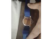 Vendo reloj Heidelberg malla silicona azul