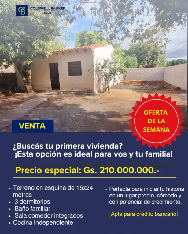 OFERTA!! CASA ESQUINA EN ITAPUAMI LUQUE — foto 3