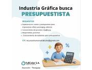 PRESUPUESTISTA PARA IMPRENTA