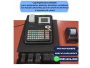 Caja Registradora VEISSEN para lomiterias, pizzerias, restaurantes, etc con impresora de c