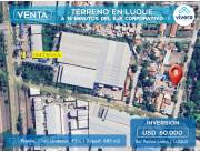 TERRENO de 685 m2 en LUQUE!! A 15 minutos del Eje Corporativo!