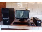 PC DE ESCRITORIO COMPLETA CON UPS. LISTO PARA USAR