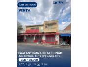 Vendo antigua casa céntrica a refaccionar