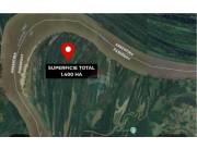 VENDO 1.400 HECTÁREAS EN PILAR C/ORILLA PROPIA S/RIO PY IDEAL P/PUERTO,LOGISTICA O ARROZ