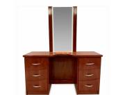 TOCADOR TOHALET CAOBA CON ESPEJO CON LUCES LED ,!! NUEVOS CON GARANTIA! HACEMOS DELIVERY