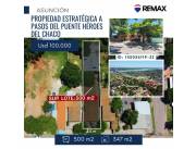 VENTA- TERRENO 500 M2- SANTA ROSA, ASUNCION- S/ LORENZA VALDEZ DE MARTINEZ E/ CNEL MONTIEL