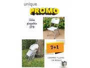SUPER PROMO DE SILLAS HASTA AGOTAR STOCK!!! PAGAS 7 Y LLEVAS 1 DE REGALO!!! SILLA PLEGABL